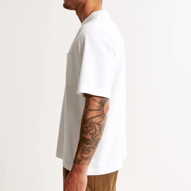 Custom Sports T Shirt For Men Cotton Polyester T-shirt Print Sleeve With Pocket Muscle Fitness Men's T-shirts