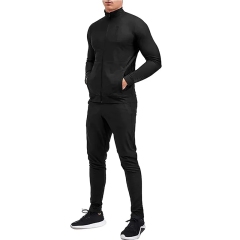 Men's Casual Athletic Tracksuit Full Zip Sweat Suits Jogging 2-piece Set,Premium Zip Up Hoodie Custom Man Jogging Set