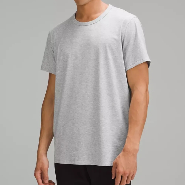 T- Shirt For Men Sports Quick Dry Breathable T Shirt Fitness 95% Cotton 5% Spandex Workout Gym Training Men T Shirt