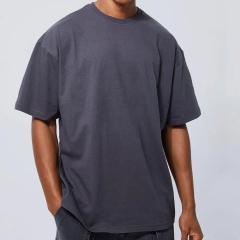 Unisex T Shirt Cotton T Shirts Custom Logo Screen Print Heavyweight T-shirt Drop Shoulder T-shirts /plus Size Men's T-shirts