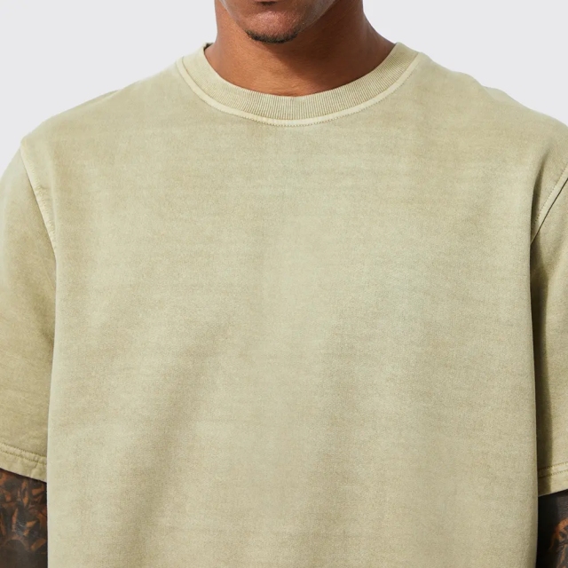 Unisex T Shirt Cotton T Shirts Custom Logo Screen Print Heavyweight T-shirt Drop Shoulder T-shirts /plus Size Men's T-shirts