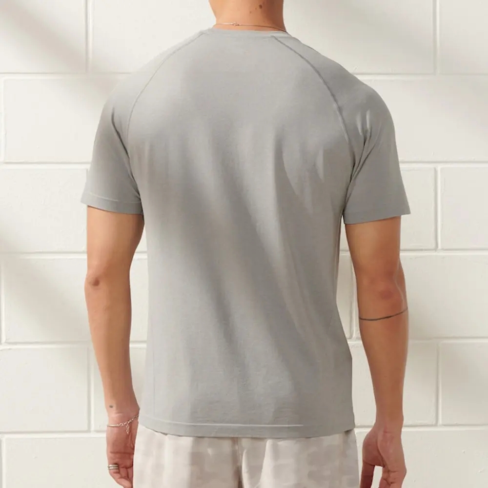 Custom Quick-drying T-shirt Men's Loose Breathable Sports Fitness Clothes Running Training Gym Mens T-shirt Fitness