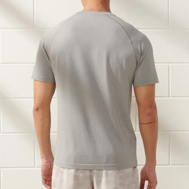 Custom Quick-drying T-shirt Men's Loose Breathable Sports Fitness Clothes Running Training Gym Mens T-shirt Fitness