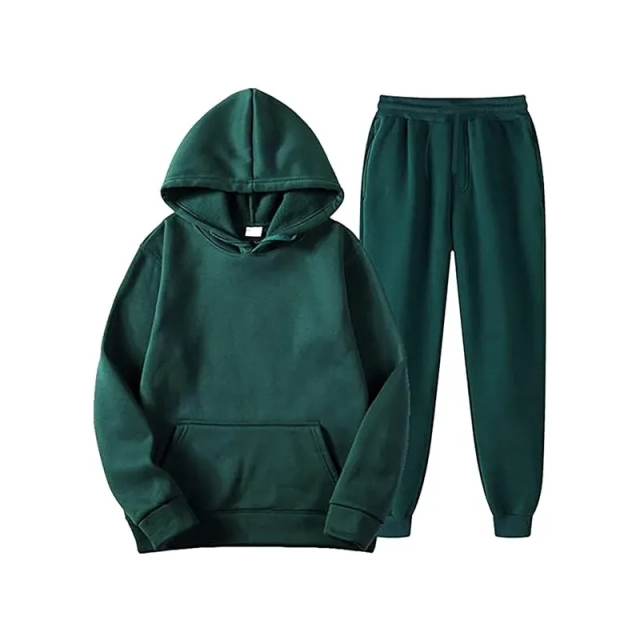 Unisex Jogger Sweatsuit Casual 2 Piece Workout Tracksuit Set Long Sleeve Pullover Hoodie Jogging Suit For Men And Women