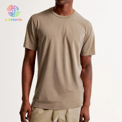 Mens Fitted Tshirt Running Shirt Sportswear Workout Quick Dry Breathable T-shirt Cotton Elastic Sweatwear Outdoor