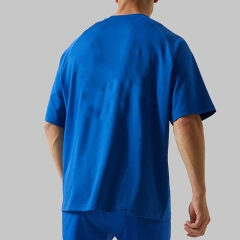 Plus Size Men's Oversize Heavy Organic Cotton T-shirt Custom Graphic Print Logo Oversized Blank Unisex T Shirt