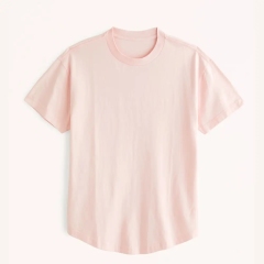 Round Neck Male Sports Bodybuilding Muscle Training Fitness Men's Fitted Tee Exercise Workout Gym T-shirts