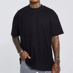 100% Organic Cotton Men's T-shirts Custom Logo Men Printing Custom T Shirt Printing Plain Oversized T Shirts