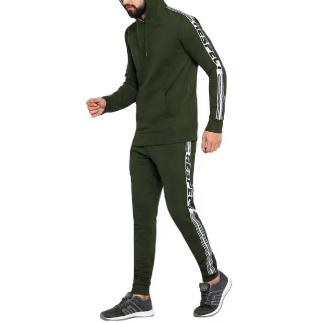 Winter Men's Track Suits Private Label Jogger Sets Tech Fleece Tracksuits Men With Pullover Hoodies Custom Embroiders Sweat Suit
