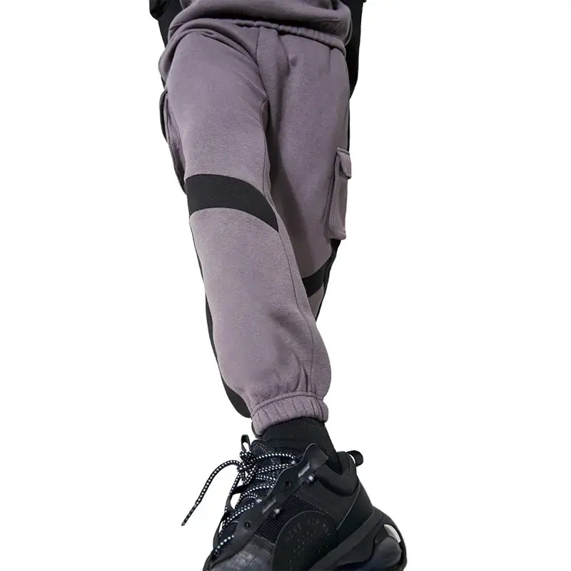 Wholesale Training Jogging Sweatsuits Unisex Cargo Tracksuit Heavyweight Mens Sweatpants And Hoodie Set Custom Logo Tracksuit