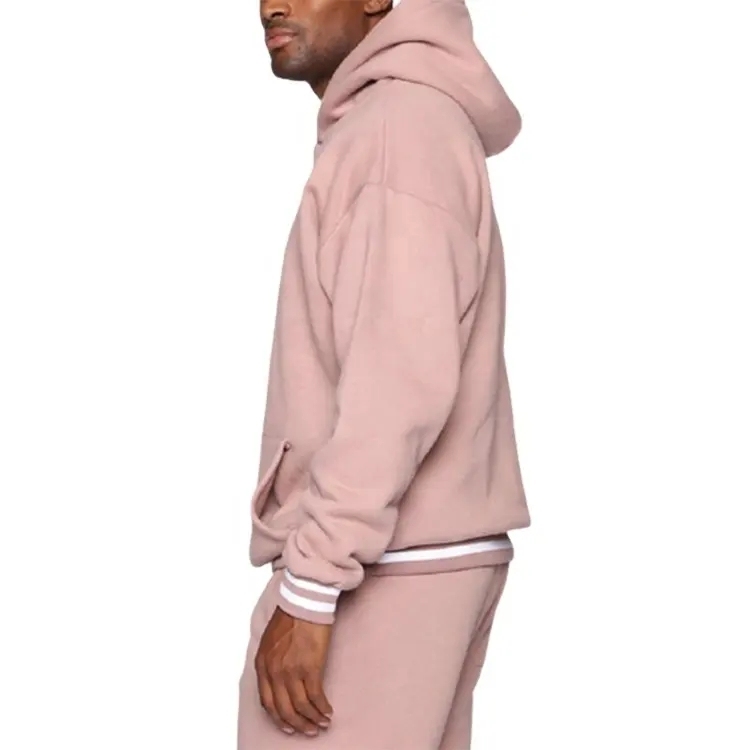 Premium Pullover Sweater Plaid Running Tracksuit Mens Sport Swear Custom Logo Fashion Designed Jogger Set