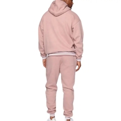 Premium Pullover Sweater Plaid Running Tracksuit Mens Sport Swear Custom Logo Fashion Designed Jogger Set