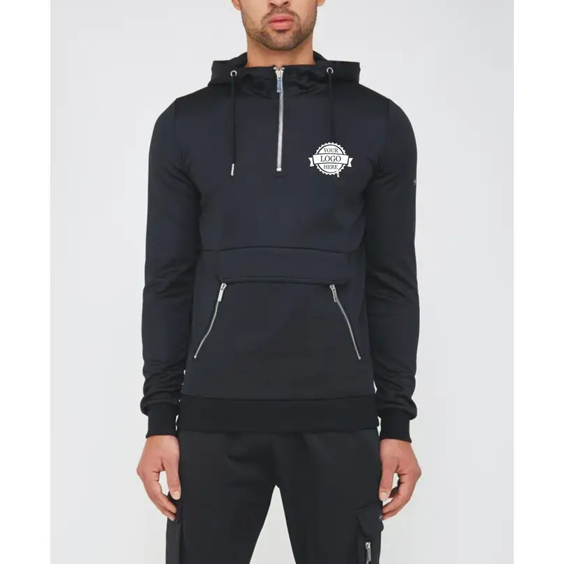 Custom Made Sweatsuit With Side Stripe Sublimated Work Tracksuit /navy Blue Sweat Suit For Men