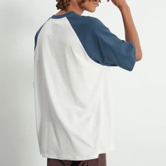 Men's Heavy Cotton Custom High Quality Logo Blank T Shirts Oversized Rib Crew Neck Plain Tee Luxury Loose T-shirts For Men