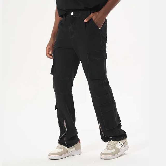 Mens Clothing Fashion Cargo Pants Streetwear Baggy Casual Techwear Pants Trousers For Men