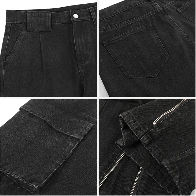 Mens Clothing Fashion Cargo Pants Streetwear Baggy Casual Techwear Pants Trousers For Men