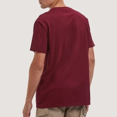 Men's 100% Cotton Blank T Shirts High Quality Custom Logo Design Drop Shoulder Oversized Casual T-shirt For Men