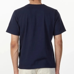 Men's 100% Cotton Custom Logo Blank T Shirts Normal Fitting Plain Tee Luxury Loose T-shirts For Men