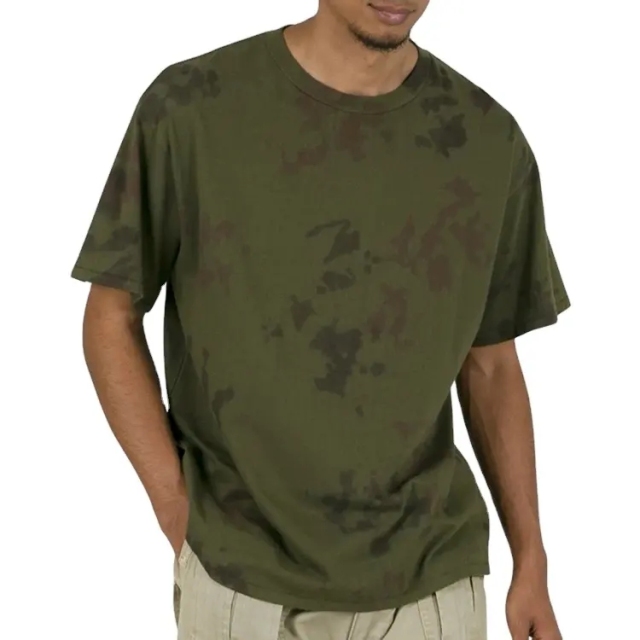 Street Style Custom Logo Desgin Men's 100% Cotton T-shirt Oversized Drop Shoulder Ribbed Crewneck T-shirt For Men