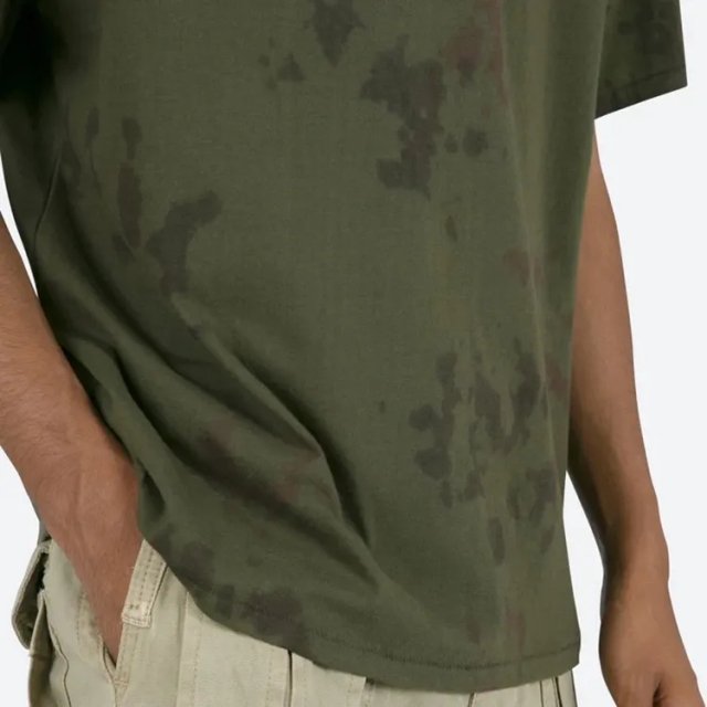 Street Style Custom Logo Desgin Men's 100% Cotton T-shirt Oversized Drop Shoulder Ribbed Crewneck T-shirt For Men