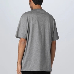 Men's 100% Cotton Blank T Shirts High Quality Oversized Casual Custom Logo Design Drop Shoulder T-shirt For Men