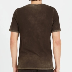 Men's 100% Cotton Custom Logo Blank T Shirts High Quality Normal Fitting Crew Neck Slim Fit T-shirts For Men