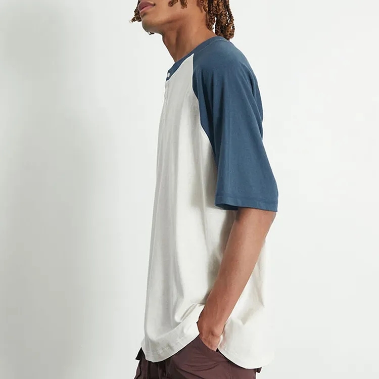 Men's Heavy Cotton Custom High Quality Logo Blank T Shirts Oversized Rib Crew Neck Plain Tee Luxury Loose T-shirts For Men