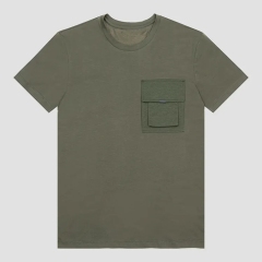 Men's 100% Cotton Blank T Shirts High Quality Rib Crew Neck Normal Fitting Custom Logo Design Slim Fit T-shirt For Men