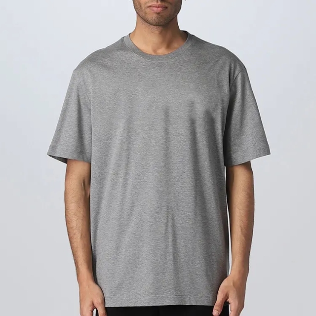 Men's 100% Cotton Blank T Shirts High Quality Oversized Casual Custom Logo Design Drop Shoulder T-shirt For Men