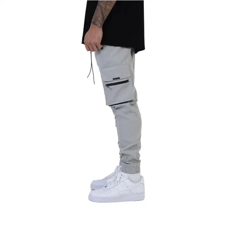 Factory Wholesale Oem Casual Nylon Tech Pants Track Pants Quickly Dry Cargo Pants Men With Mulit Proket
