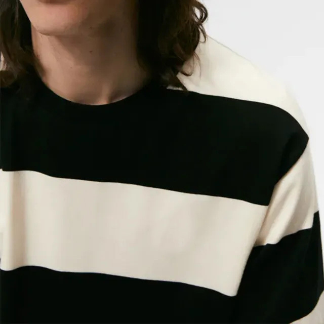 Luxury Design High Quality Custom Color Cut And Sew New Fashion Men T Shirt Abstract Crew Neck Tshirt Thick Fabric