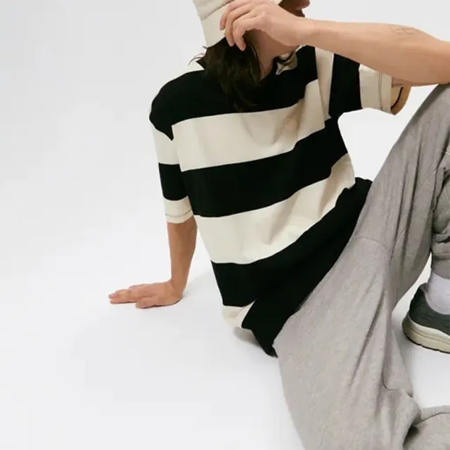 Luxury Design High Quality Custom Color Cut And Sew New Fashion Men T Shirt Abstract Crew Neck Tshirt Thick Fabric