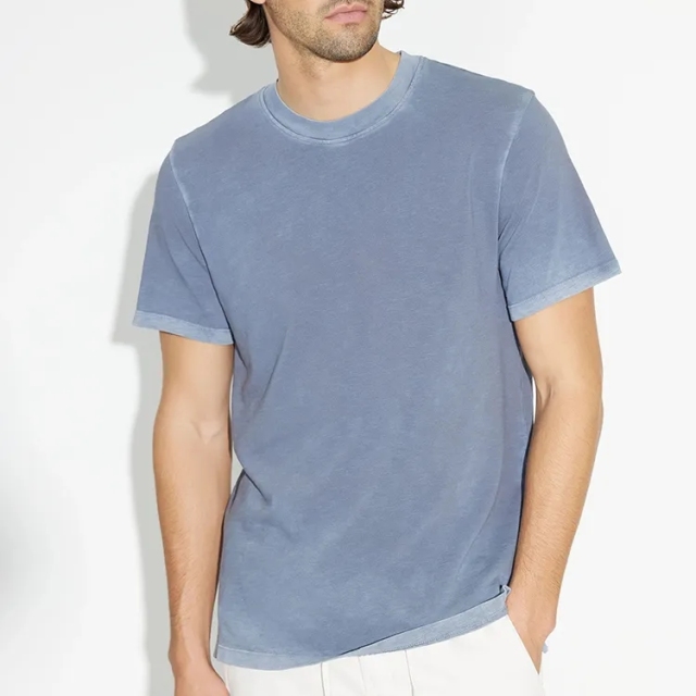 Men's 100% Cotton Custom Logo Blank T Shirts High Quality Normal Fitting Crew Neck Slim Fit T-shirts For Men