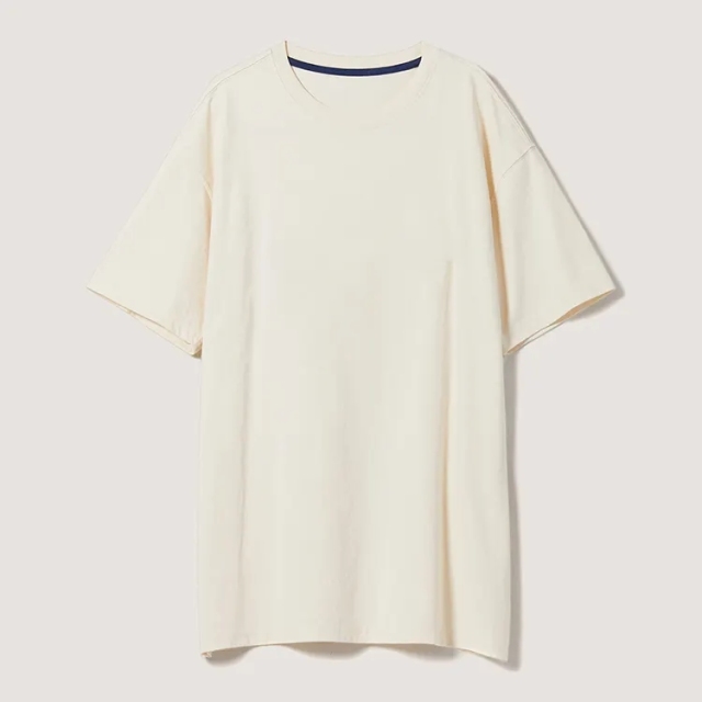 Men's 100% Cotton Blank T Shirts High Quality Custom Logo Design Drop Shoulder Oversized Casual T-shirt For Men