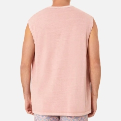 Men's 100% Cotton Custom Logo Blank T Shirts Oversized Rib Crew Neck Plain Tee Luxury Loose T-shirts For Men