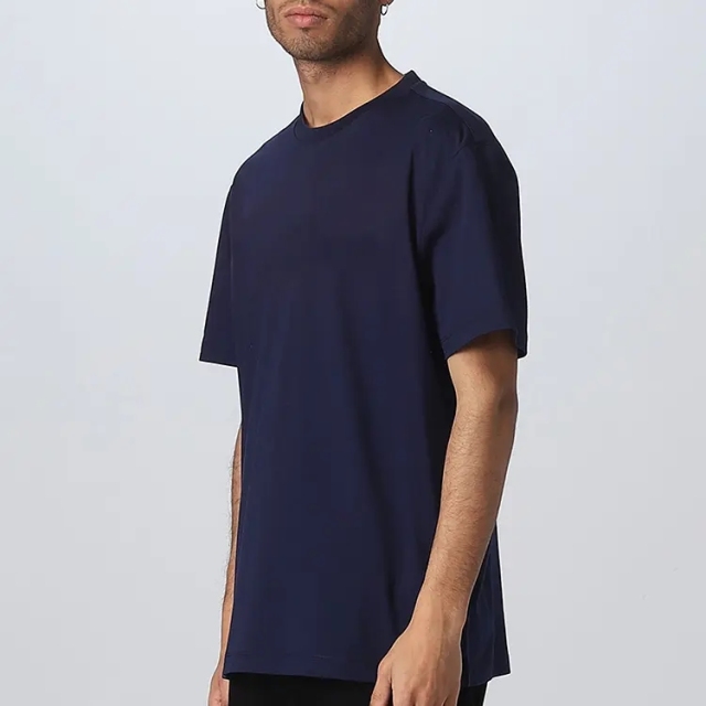 Men's 100% Cotton Blank T Shirts High Quality Oversized Casual Custom Logo Design Drop Shoulder T-shirt For Men