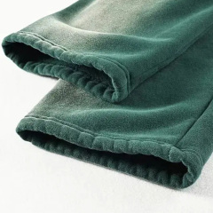 Custom Mens Clothing Acid Wash Sweatpants 240gsm-480gsm 100% Cotton French Mens Pants Custom Logo