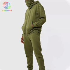 Oem Wholesale High Quality Plain Custom Zip Up Wind Breaker Tracksuit Winter Tracksuits For Men