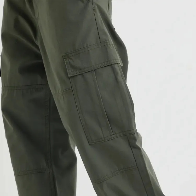 Mens Casual Personalized Design Multi-pockets Trousers Blank Street Cargo Pants For Men