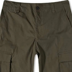 Custom Checked Cotton Ripstop Cargo Pockets Pants With Adjustable Drawcord Cuffs Track Pants