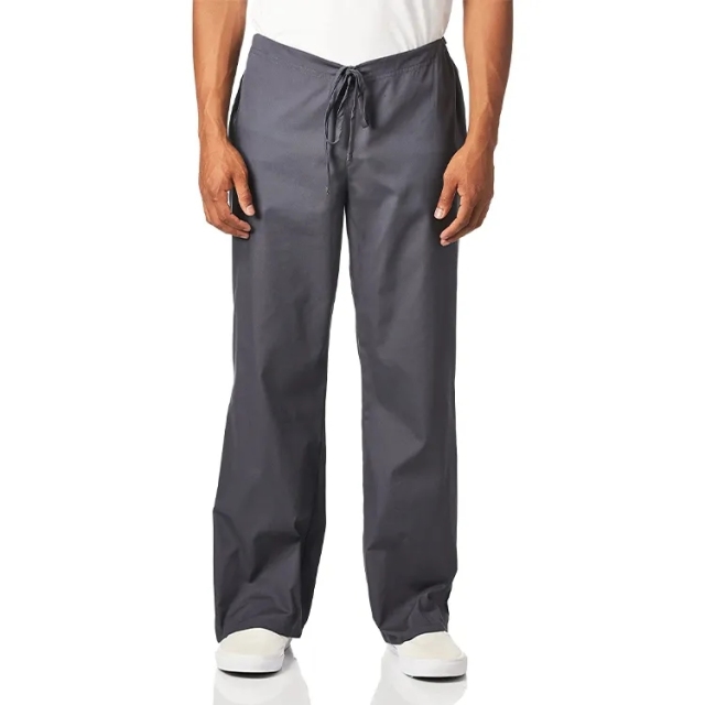 Outdoor Mens Pant Drawstring Waist Trousers With Pocket Custom Logo Wide Leg Pants For Men Casual