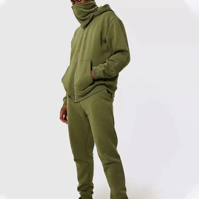 Oem Wholesale High Quality Plain Custom Zip Up Wind Breaker Tracksuit Winter Tracksuits For Men