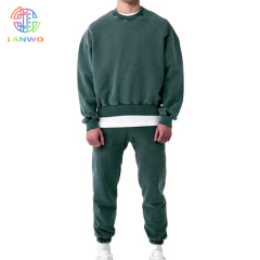 Oem Wholesale Custom Hot Sale 2023 Spring Vintage Windbreaker Blank Boys Acid Wash Tracksuits