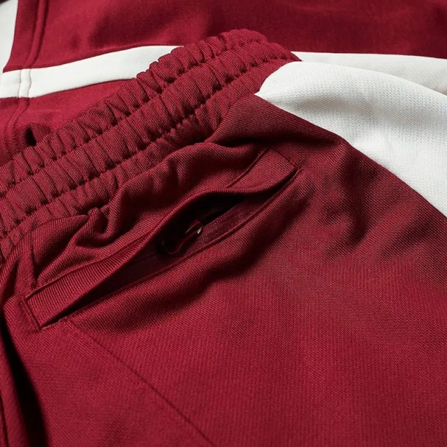 Custom Design Plus Size Training Sweat Track Pants Men Taped Jogger Trackpants Wide Leg