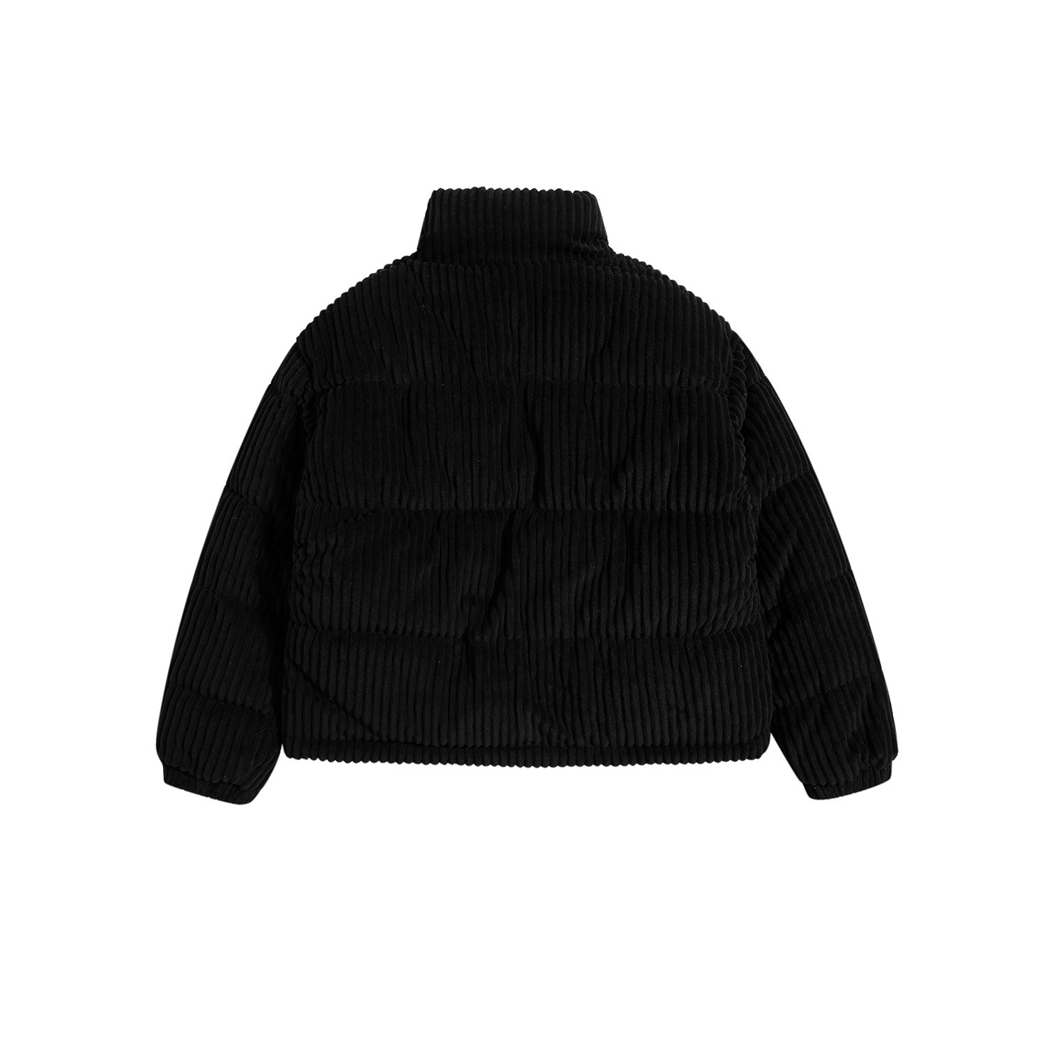 Simple stand-up collar solid color down jacket men's trendy brand basic casual versatile cotton jacket