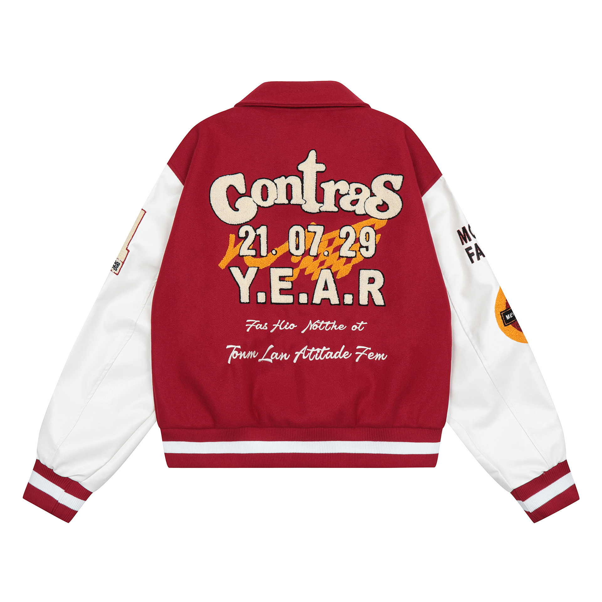 Spring Ladies New Streetwear Embroidered Baseball Jacket