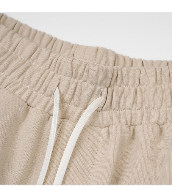 Summer heavyweight 400g new embroidered shorts loose street shorts for men