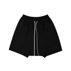 Summer heavyweight 400g new embroidered shorts loose street shorts for men