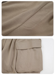 Summer new hip-hop shorts extended drawstring large pocket shorts for men