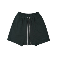 Summer heavyweight 400g new embroidered shorts loose street shorts for men